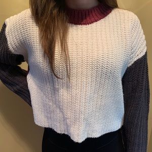 Colorblock sweater